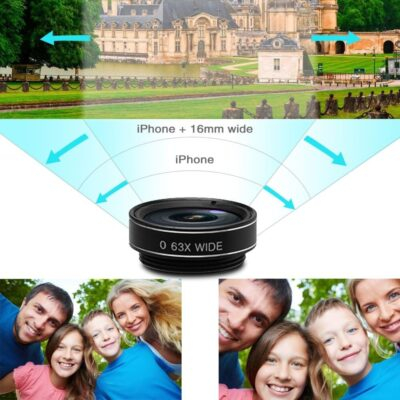 Cell Phone Camera Lens Kit,11 in 1 Super Wide Angle+ Macro+ Fisheye Lens +Telephoto+ CPL+3/6 Kaleidoscope+Starburst/Radial/Soft/Flow Filter Lens Compatible for iPhone X/8/7/6s/6 Plus, Samsung,Android - 이미지 3