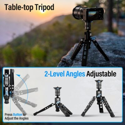 SIRUI SVM-145 Rapid Monopod with Feet, 57” Professional Carbon Fiber Camera Monopod, One-Step Rapid Height Adjustment, Modular 3 in 1, Max Load 22lbs - 이미지 8