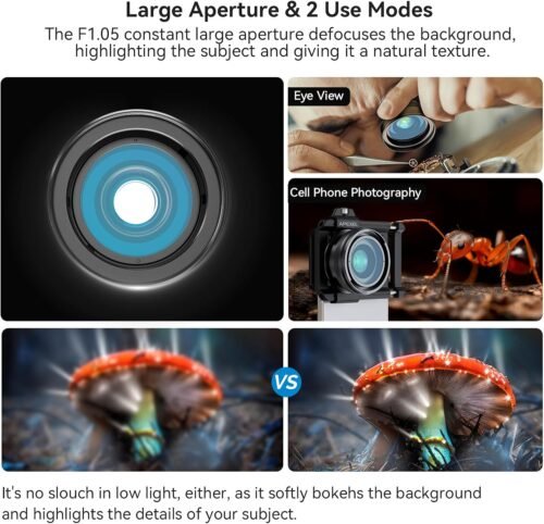 Zoom Macro Lens Kit - 10-20X Universal Phone Lens, HD Macro Photography for iPhone, Android & More - 이미지 5