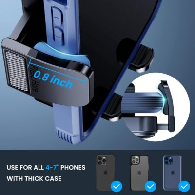 Phone Mount for Car Holders Cell Phone Holder Hands Free Phone Stand for Car Vent Automobile Mount Fit iPhone Android Smartphone Universal - 이미지 6