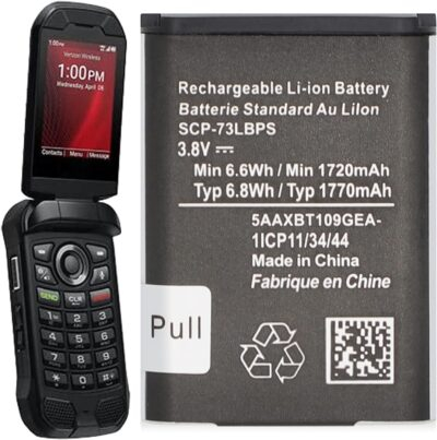SCP-73LBPS Battery (2025 New Upgraded) Replacement for Kyocera DuraXV Extreme E4810 Verizon Flip Phone SCP73LBPS Battery