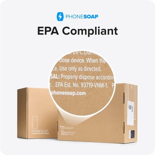 PhoneSoap XL (HomeSoap) UV Llight Sanitizer | 360° UV Sanitizing Box & Charger | Large Capacity | Sanitizes Tablets, Baby Bottles, Remotes, Toys & More (White) - 이미지 5