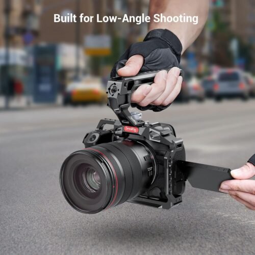 SmallRig Top Handle with 3/8"-16 Locating Pins for ARRI Grip for Camera Cage, Universal Video Rig with 5 Cold Shoe Adapters to Mount DSLR Camera with Microphone/LED Light/Monitor - 3765 - 이미지 7