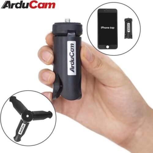 Arducam 180 Degree Fisheye M12 Lens Bundle for Raspberry Pi HQ Camera, Wide Angle Lens with Portable Tripod Stand and 2ft/60cm Black Camera Cable - 이미지 5