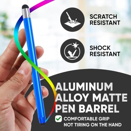 Stylus Pen for Touchscreen, 6 Pack Stylus Pen for iPad with High Precision & Sensitivity, Kurulo Universal Stylus Pen for Touch Screen, Stylus Pencil for Apple iPhone Android Tablet Samsung - 이미지 5