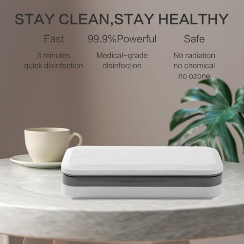 UV Sanitizing Box for Phones and Accessories – Portable UV Cleaner with Rechargeable Battery, Helps Reduce Bacteria and Viruses, Compact Design - 이미지 5