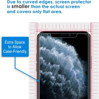 JETech Screen Protector for iPhone 11 Pro, iPhone Xs and iPhone X 5.8-Inch, Tempered Glass Film, 2-Pack - 이미지 4