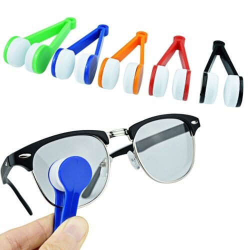 12 pcs Mini Sun Glasses Eyeglass Microfiber Spectacles Cleaner Brush Cleaning Tool（Random Color） - 이미지 3