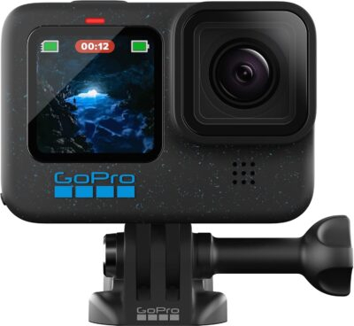 GoPro Hero12 Black E-Commerce Package - Waterproof Action Camera with 5.3K60 Ultra HD Video, 27MP Photos, HDR, 1/1.9" Image Sensor, Live Streaming, Webcam, Stabilization - 이미지 4