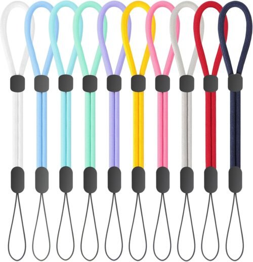 Wrist Strap Lanyard, Adjustable Phone Lanyards for Cell Phone, Camera, Flashlight, Keychain, ID Name Tag Badge