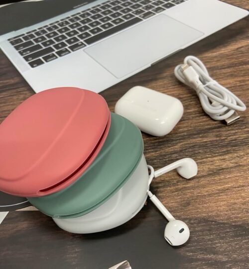 Silicone Headphone Organizer-Data Cable Storage Case-Mini Key Box-Portable Wired Headphone Organizer(Red-Grey-Green-3PCS) - 이미지 7