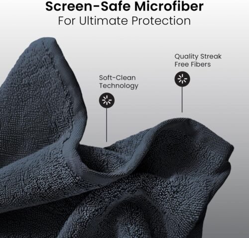 EVEO® Screen Cleaner Spray Kit (Streak-Free) TV Screen Cleaner for Smart TV, LCD, LED, OLED | Computer Screen Cleaner Spray and Wipe Microfiber Cloth for TV, Monitor, Laptop, iPad, Car & More - 1 Pack - 이미지 6