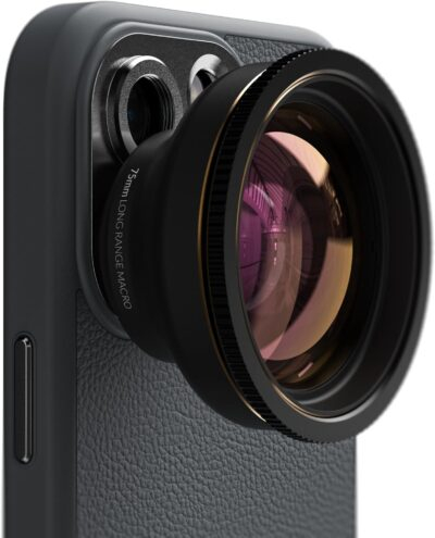 Shiftcam | LensUltra 75mm Long Range Macro Lens - 10x Magnification, 70-100mm Focus Distance - Perfect for Close-Up Photography, Stunning Depth of Field, Fine Details, Premium Design - 이미지 2