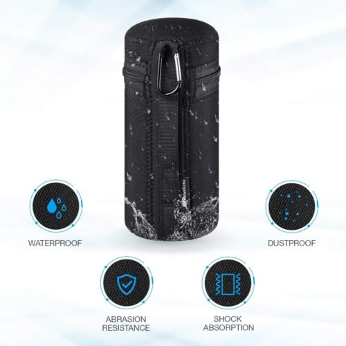 "Ultimate Neoprene Lens Protection: Powerextra's Versatile Zipper Pouch Set for DSLR Cameras" - 이미지 4