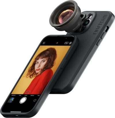 Shiftcam | LensUltra 60mm Telephoto Lens - 2X Magnification, 30-40cm Focus Distance - Capture Distant Beauty, Flattering Portraits, Optical Zoom, Premium Design
