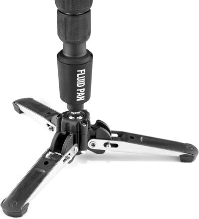 Manfrotto Element MII Video Aluminium Fluid Monopod, Slim and Lightweight, Loads up to 16kg, Foldable Fluid Base, 4 Sections, Twist Locks, for mirrorless and DSLR Cameras,Red - 이미지 5