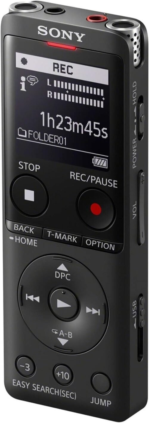 Sony ICD-UX570 Digital Voice Recorder, ICDUX570BLK, usb - 이미지 2