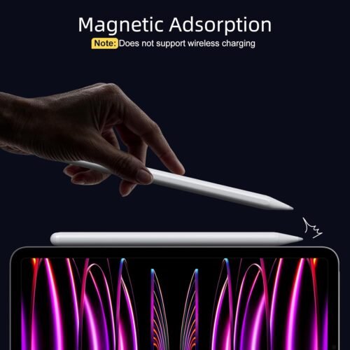 Stylus Pen for iPad 6th-11th Generation-2X Fast Charge Active Pencil Compatible with 2018-2025 Apple iPad Pro 11"/12.9"/M4, iPad Air 3/4/5/M2/M3,iPad mini 5/6 Gen-White - 이미지 5
