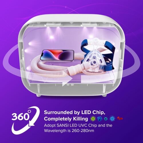 SANSI UV Light Sanitizer Box with 360° UVC Chips, Sanitizes in 5 Minutes 5.1L Large Capacity Sanitizer for Baby & The Whole Family - 이미지 2