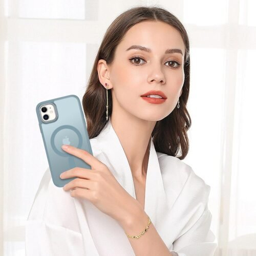 BENTOBEN for iPhone 11 Phone Case, Phone case iPhone 11 Magnetic Case [Compatible with MagSafe] Translucent Matte Slim Shockproof Anti-Fingerprint Anti-Scratch Protective Cover for iPhone 11 6.1’’ - 이미지 8