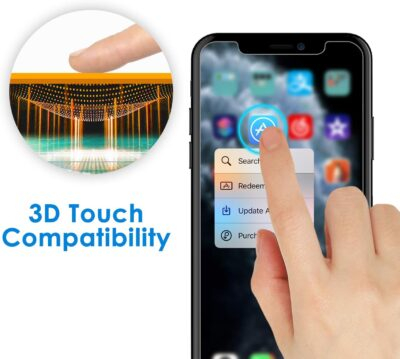 JETech Screen Protector for iPhone 11 Pro, iPhone Xs and iPhone X 5.8-Inch, Tempered Glass Film, 2-Pack - 이미지 6