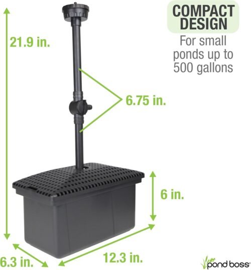 pond boss Medium Filter Kit with Pump for Ponds and Water Features - 이미지 2