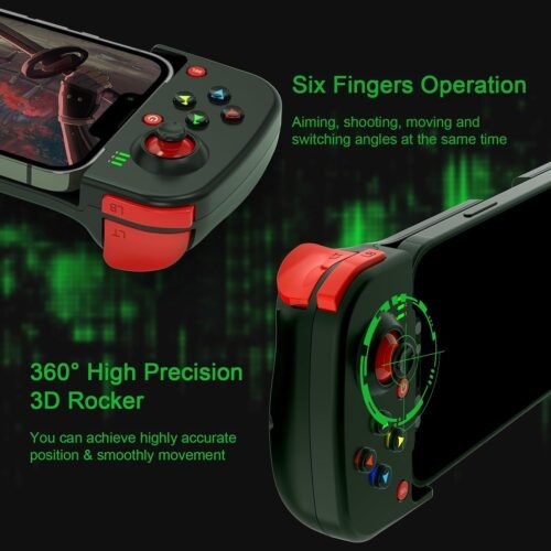 Joso Phone Controller for iPhone/Android Support Phone Case, Mobile Gaming Controller with Ergonomic Design - Wireless Gamepad for Cloud Gaming & PS Remote Play - 이미지 7