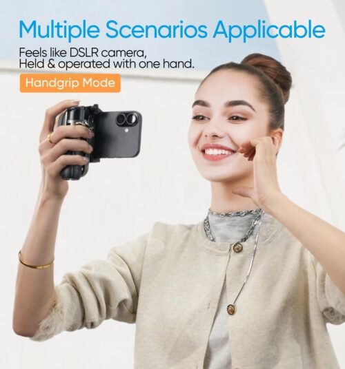 MAGIC JOHN Phone Tripod, Portable Selfie Stick, Pocket Size Selfie Stick for iphone, Selfie Stick with Wireless Detachable Remote Control & 2 Fill Light for Photograph, Live Streaming, Video Recording - 이미지 4
