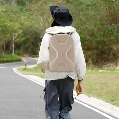 MOSISO Camera Backpack,DSLR/SLR/Mirrorless Photography Camera Bag Full Open Waterproof Hardshell Bag with Insert&Tripod Holder&Laptop Compartment Compatible with Canon/Nikon/Sony, Camel - 이미지 6