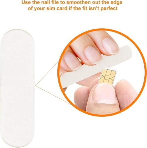 6 in 1 Sim Card Adapter Kit (Micro, Nano and Standard Sim) Compatible with All iPhones (15, 14, 13, X, Pro and All iPhone Series), Samsung, HTC, and All Other Android Smartphone Devices - by Mobi Lock - 이미지 5