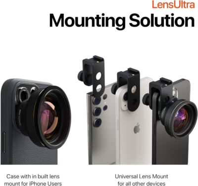 Shiftcam | LensUltra 60mm Telephoto Lens - 2X Magnification, 30-40cm Focus Distance - Capture Distant Beauty, Flattering Portraits, Optical Zoom, Premium Design - 이미지 5
