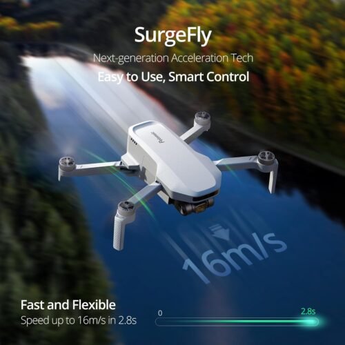 Potensic ATOM SE GPS Drone with 4K EIS Camera, Under 249g, 62 Mins Flight, 4KM FPV Transmission, Brushless Motor, Max Speed 16m/s, Auto Return, Lightweight and Foldable Drone for Adults, Beginner - 이미지 3
