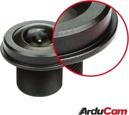 Arducam 180 Degree Fisheye M12 Lens Bundle for Raspberry Pi HQ Camera, Wide Angle Lens with Portable Tripod Stand and 2ft/60cm Black Camera Cable - 이미지 4