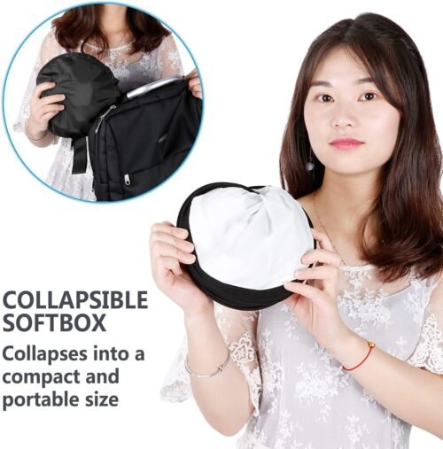 Neewer LED Light Panel Softbox for 660/530/480 LED Light - Outer 16.3'' x 6.5'', Inner 9.8'' x 8.7'', Foldable Light Diffuser with Strap Attachment and Bag for Photo Studio Portrait Video Shooting - 이미지 5
