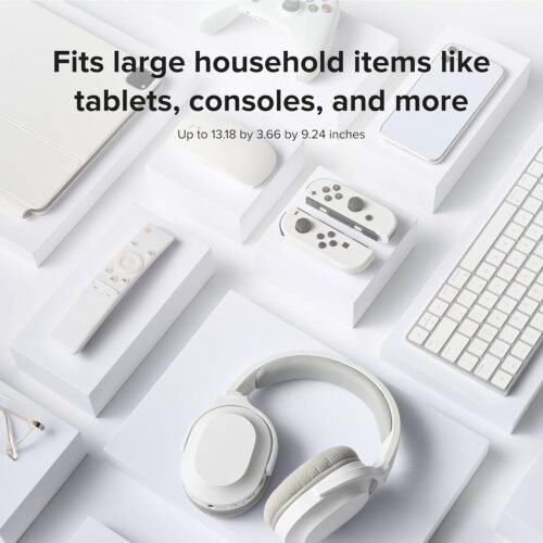 PhoneSoap XL (HomeSoap) UV Llight Sanitizer | 360° UV Sanitizing Box & Charger | Large Capacity | Sanitizes Tablets, Baby Bottles, Remotes, Toys & More (White) - 이미지 8