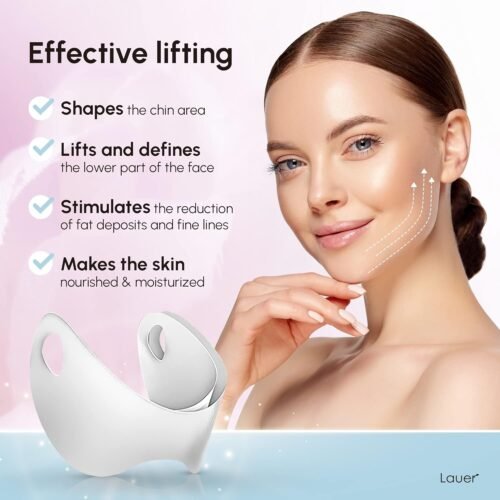 V Shaped Contouring Face Mask Line Shaping Lifting Belt Neck Reduction Jawline Shaper Lift Up Tape Enhancer Face Patch Firming Tightening Skin Chin Collagen Mask Hyaluronic Acid Aloe Vera 5 pcs - 이미지 2