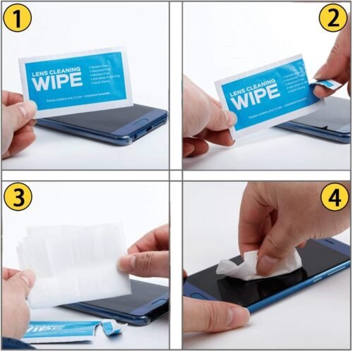 Monitor Wipes - Pre-Moistened Electronic Wipes, Surface Cleaning for Computers, Cell Phones, Sunglasses, LCD Screens, Monitor - Quick Drying, Streak-Free, Ammonia-Free - Screen Wipes - 이미지 4