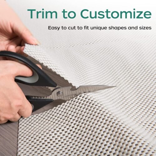 BAGAIL BASICS Non Slip Rug Pad Gripper 2 x 3 Feet Extra Thick Carpet Pads for Area Rugs and Hardwood Floors, Keep Your Rugs Safe and in Place - 이미지 5