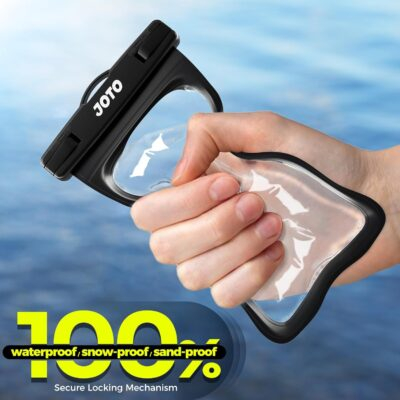 JOTO Universal Waterproof Phone Case for iPhone 16 15 14 13 Plus Pro Max, IPX8 Cellphone Dry Bag 12 11 Pro Max XR X 8 7 6S Plus SE, Galaxy S23 S22 S21 S20+ S20 S10 Plus Note, Pixel up to 7" -Black - 이미지 5