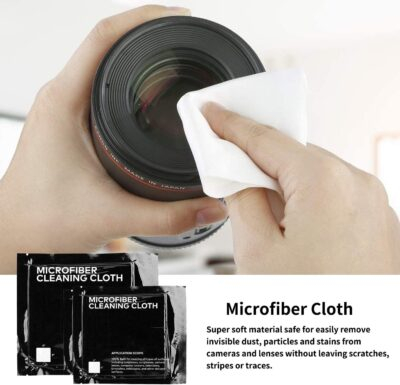 Professional DSLR Camera Cleaning Kit with APS-C Cleaning Swabs, Microfiber Cloths, Camera Cleaning Pen, for Camera Lens, Optical Lens and Digital SLR Cameras. - 이미지 4