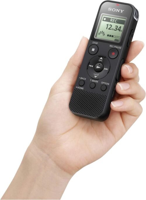 Sony ICD-PX470 Stereo Digital Voice Recorder with Built-in USB Voice Recorder, Black - 이미지 7