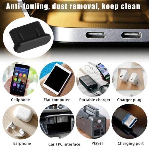 25 Pcs USB C Dust Plug, USB Type C Anti Dust Plugs Cover, Type C Charging Port Plug, USB C Dust Cover for Samsung Galaxy Google Pixel Moto G TCL UMIDIGI OnePlus Nord & Type C Port Device - 이미지 6