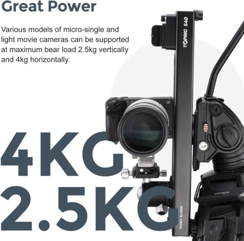Slider S60 by Accsoon Adjustable 24''/60cm Motorized with Full Button Control 120° Panoramic Shooting Horizontally Camera Slider Support IME Lapse Photography - 이미지 5