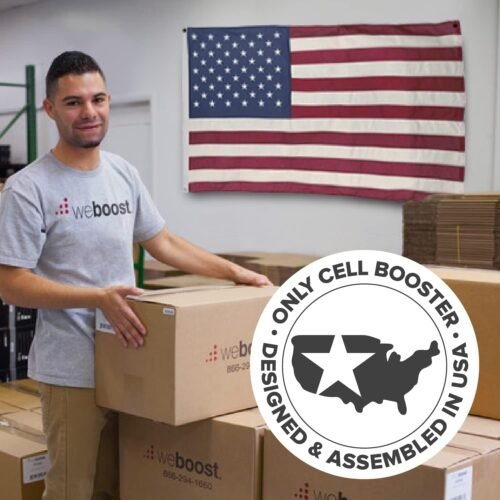 weBoost Drive Reach - Vehicle Cell Phone Signal Booster | 5G & 4G LTE | Magnetic Roof Antenna | Boosts All U.S. Carriers - Verizon, AT&T, T-Mobile | Made in the U.S. | FCC Approved (model 470154) - 이미지 3