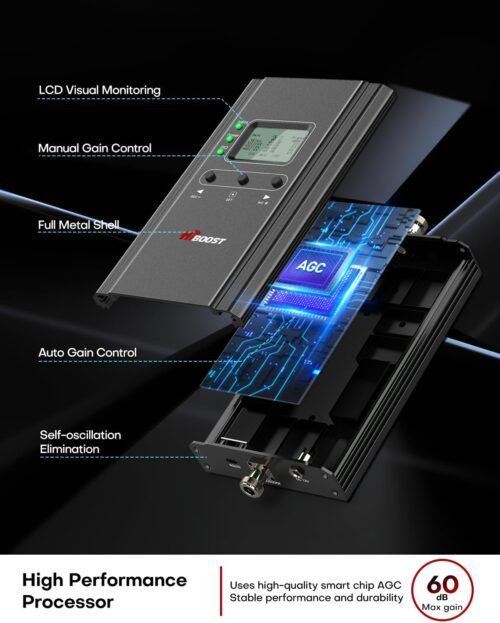 Cell Phone Signal Booster for Home and Office, 4,000 sq ft, Boost 5G 4G LTE Data for Verizon AT&T and All U.S. Carriers, FCC Approved - 이미지 6
