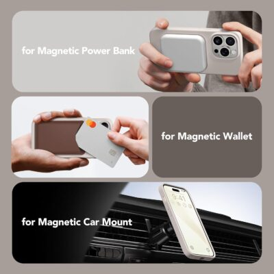 GONEZ for iPhone 14 Pro Max Case Silicone, Compatible with MagSafe, with Screen Protector + Camera Lens Protector, Liquid Silicone Shockproof Protective iPhone 14 ProMax Case 6.7", Stone - 이미지 4