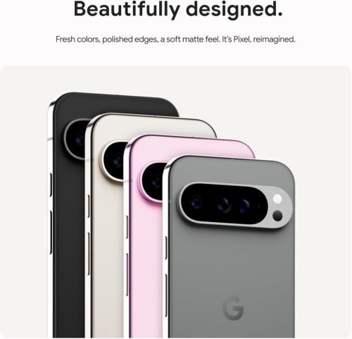 Google Pixel 9 Pro - Unlocked Android Smartphone with Gemini, Triple Rear Camera System, 24-Hour Battery, and 6.3" Super Actua Display - Obsidian - 128 GB - 이미지 7