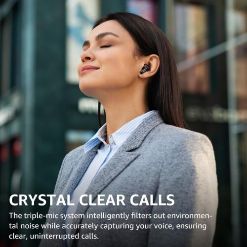 TOZO Hybrid Active Noise Cancelling Wireless Earbuds with 6 Mics AI Clear Call Ear Buds 55H Playtime with LED Display 32 Preset EQs via APP Bluetooth 5.3 IPX8 Waterproof in Ear Headphones - 이미지 8