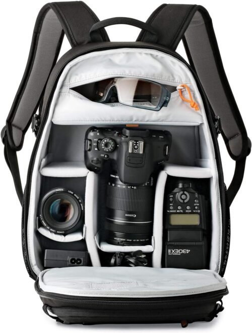 LowePro Tahoe BP 150. Lightweight Compact Camera Backpack for Cameras (Black)., Medium - 이미지 4