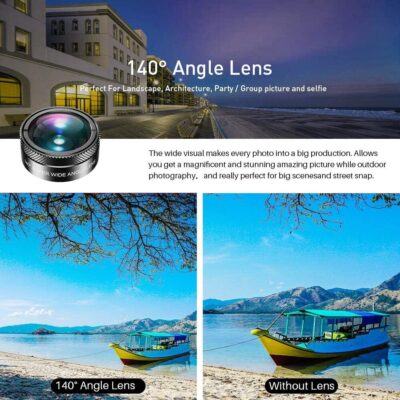 MIAO LAB 11 in 1 Phone Camera Lens Kit - Wide Angle Lens & Macro Lens+Fisheye Lens/ND32/kaleidoscope/CPL/Color Lens Compatible with iPhone Samsung Sony and Most of Smartphone - 이미지 3